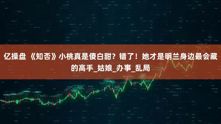 亿操盘 《知否》小桃真是傻白甜？错了！她才是明兰身边最会藏的高手_姑娘_办事_乱局